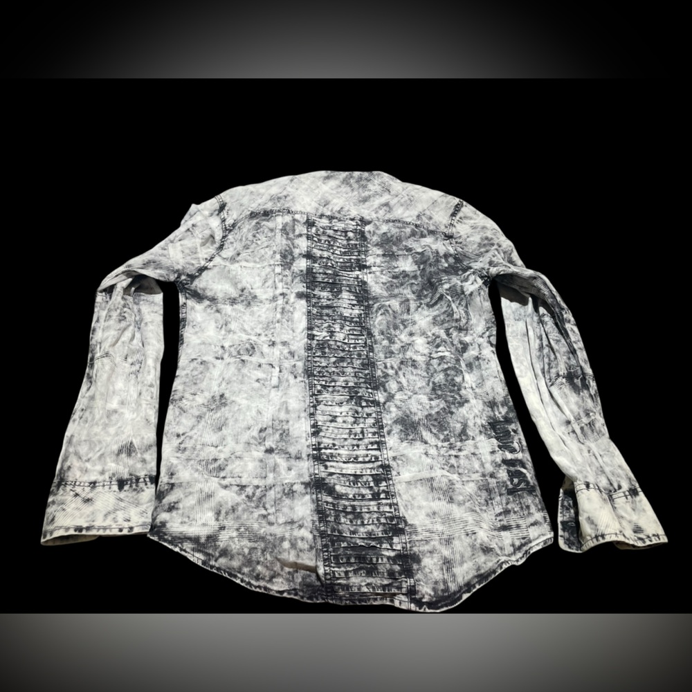 Affliction Black and White Men's Shirt M - Picture 6 of 8